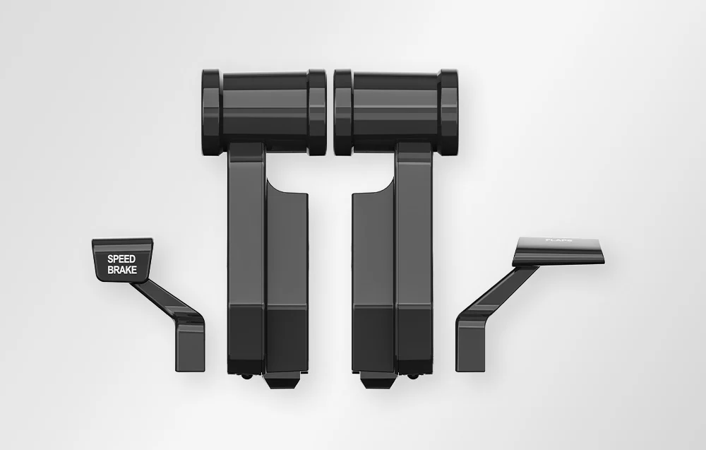 Airbusowy układ sterowania w module MOZA RACING AS016 TQA