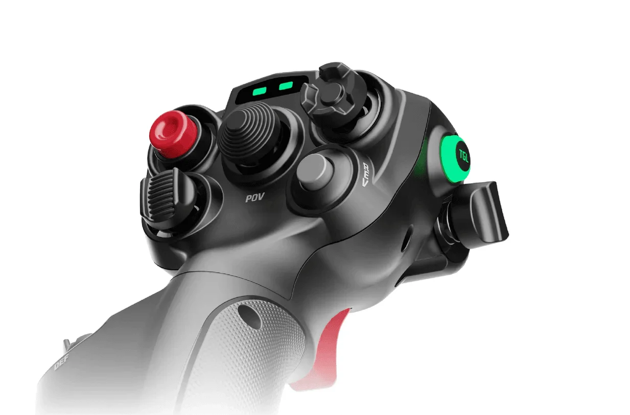 Podświetlenie RGB i personalizacja MOZA MHG Flightstick