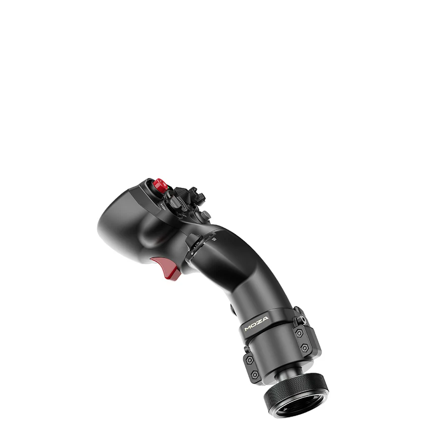Konstrukcja z włókna węglowego drążka MOZA MHG Flightstick
