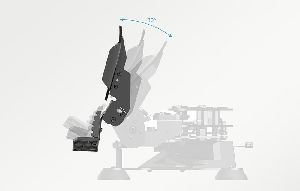 Zakres wychylenia 30 stopni pedałów MOZA MRP Rudder Pedals AS019