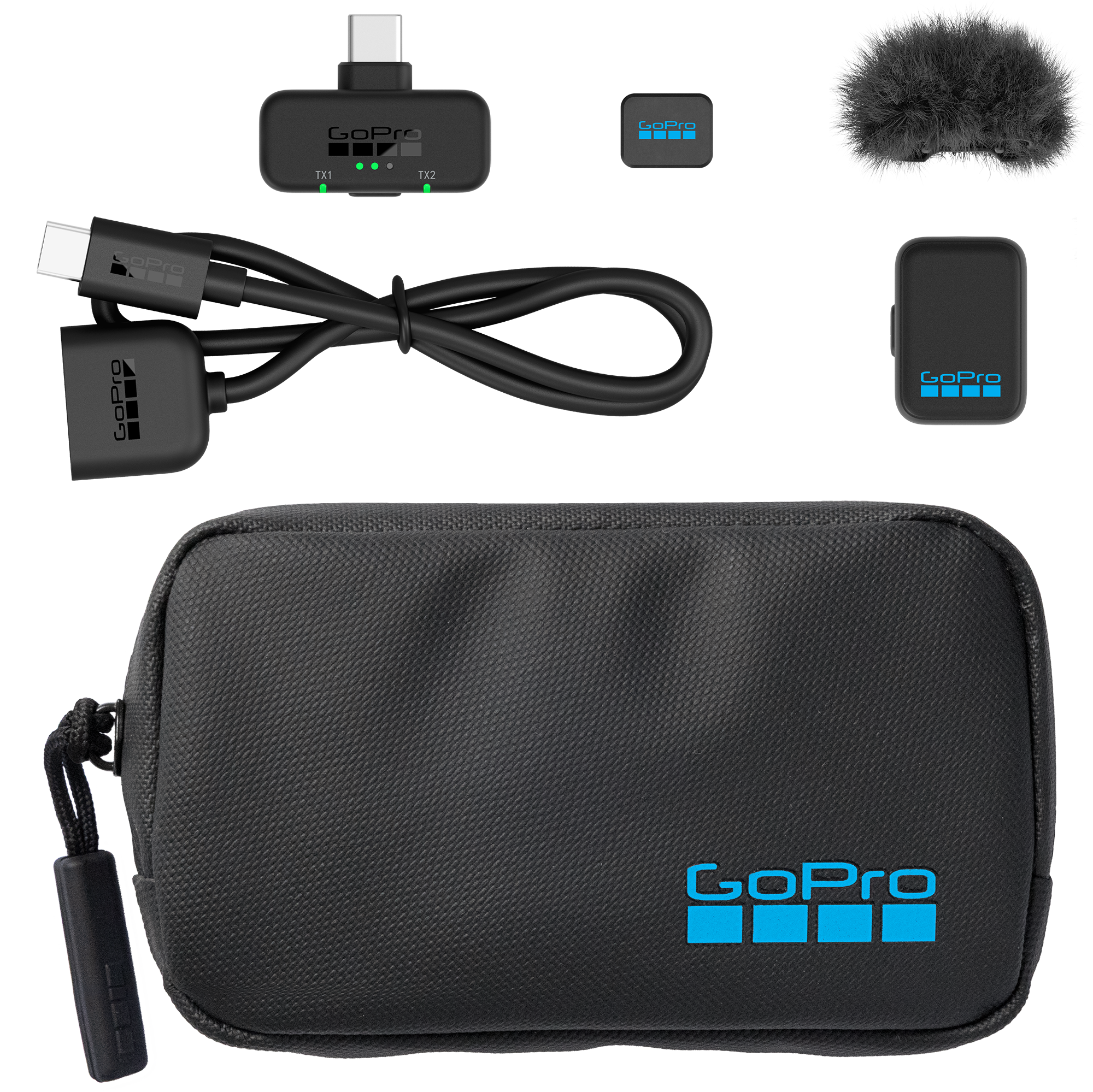 Zawartość zestawu GoPro Wireless Mic USB Kit EU
