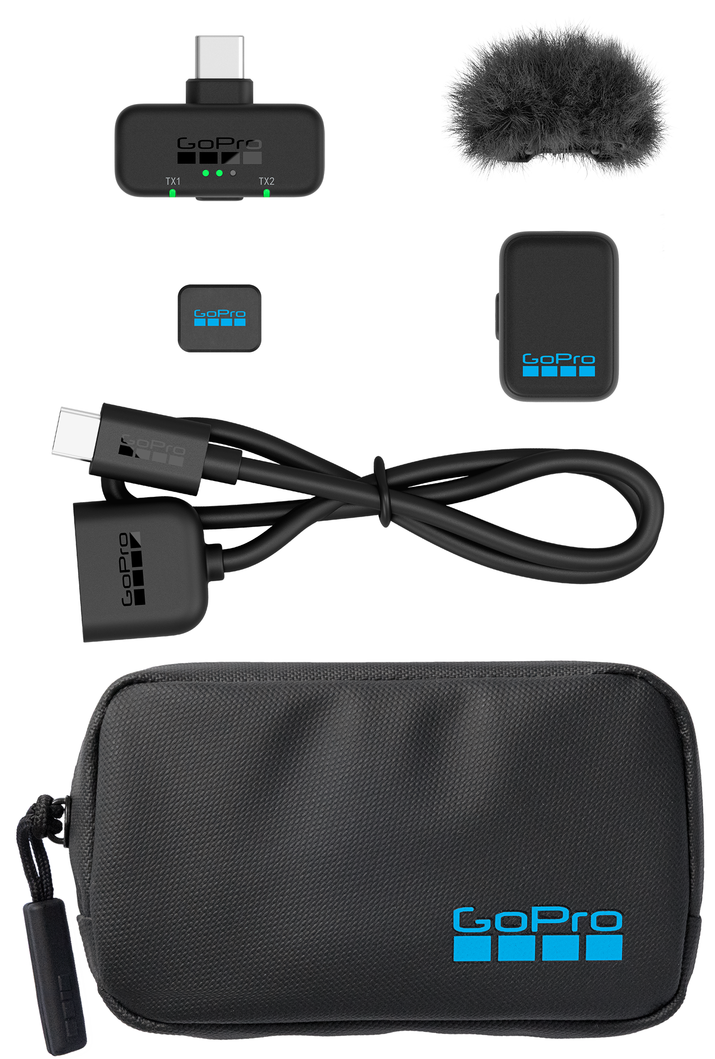 GoPro Wireless Mic USB Kit EU – mikrofon bezprzewodowy USB-C do nagrań mobilnych