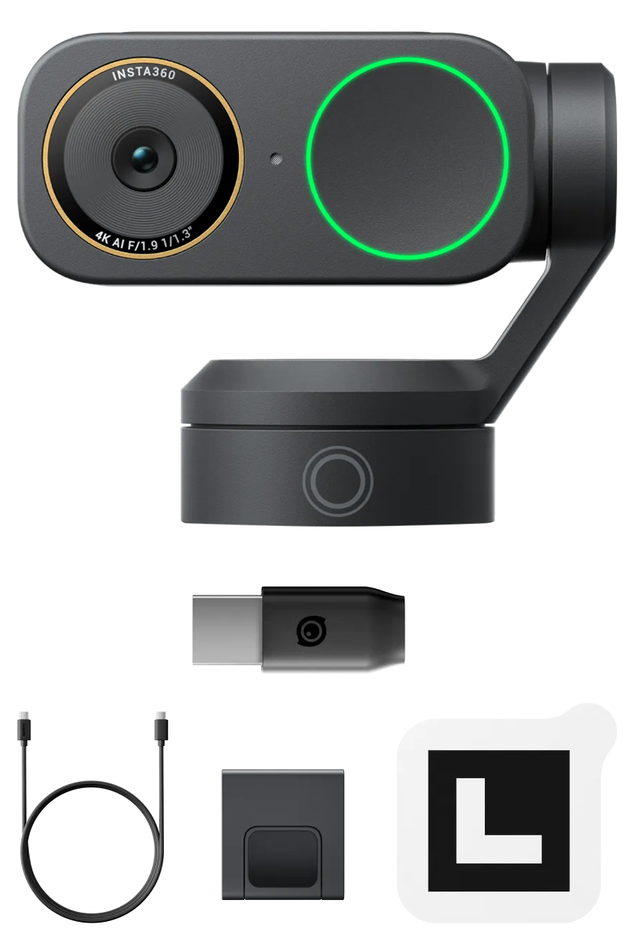 Insta360 Link 2C Pro Graphite Black - najważniejsze cechy