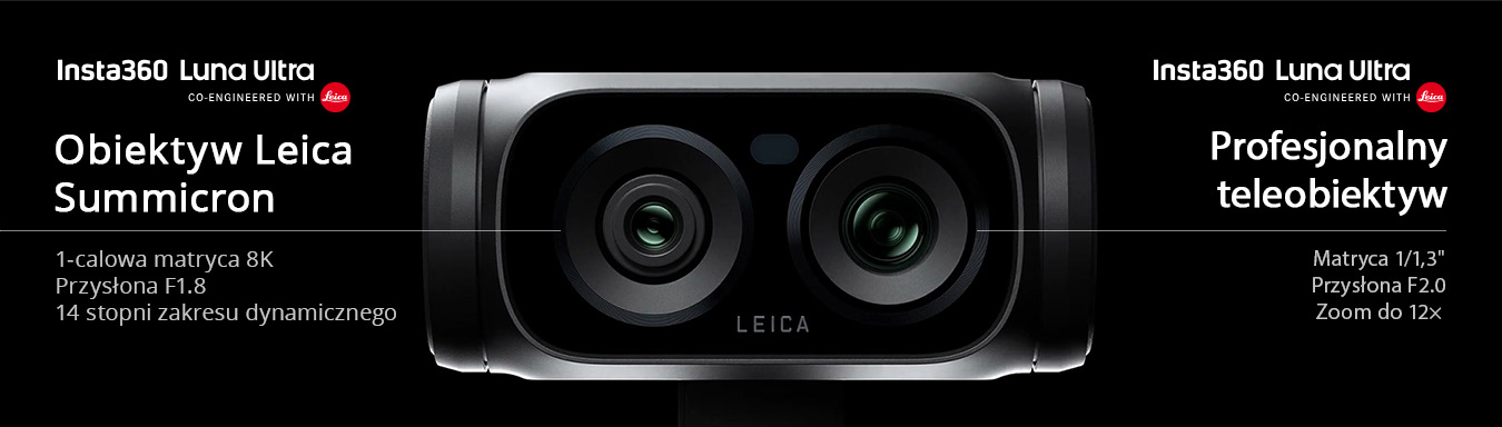 Podwójny system Leica i sensor 1"