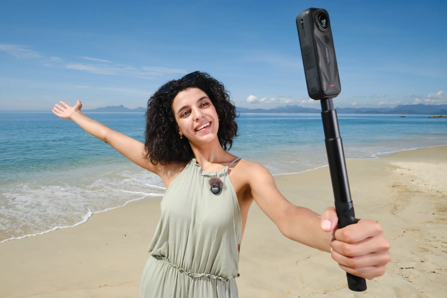 Długi czas pracy baterii Insta360 Mic Air