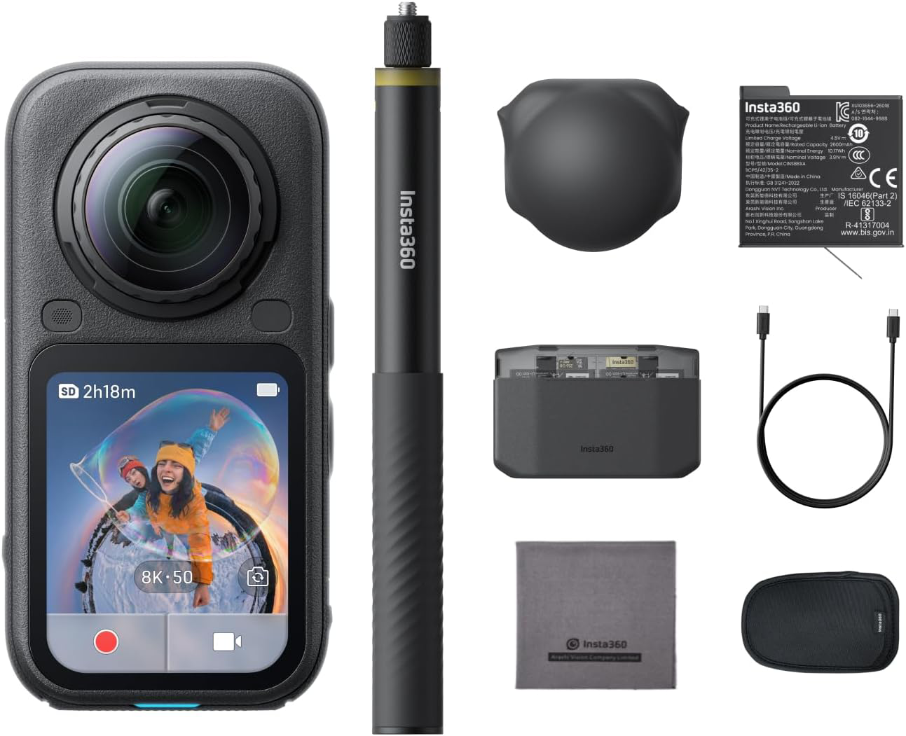 Insta360 X6 Essentials Bundle z akcesoriami