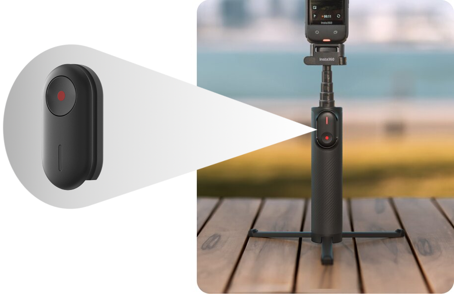 Wygodna praca z Foldable 2-in-1 Selfie Stick
