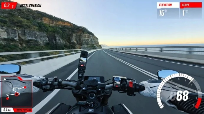 Dane GPS i nakładki telemetryczne