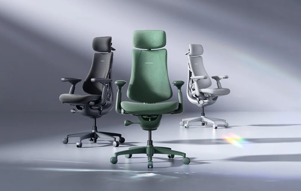 Krzesła ergonomiczne LiberNovo Omni Dynamic w trzech wariantach kolorystycznych