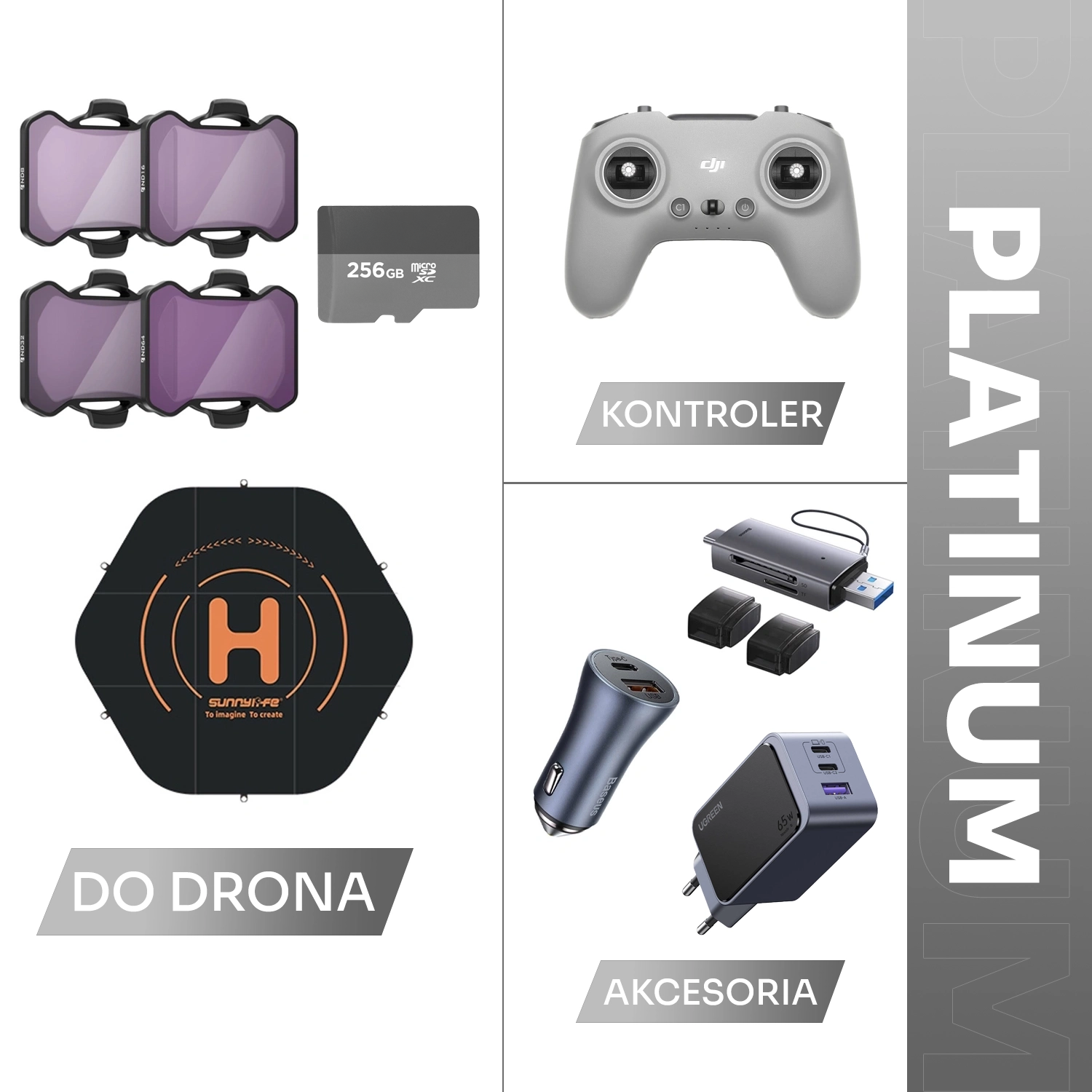 DJI Avata 2 Platinum Combo - dodatkowe akcesoria