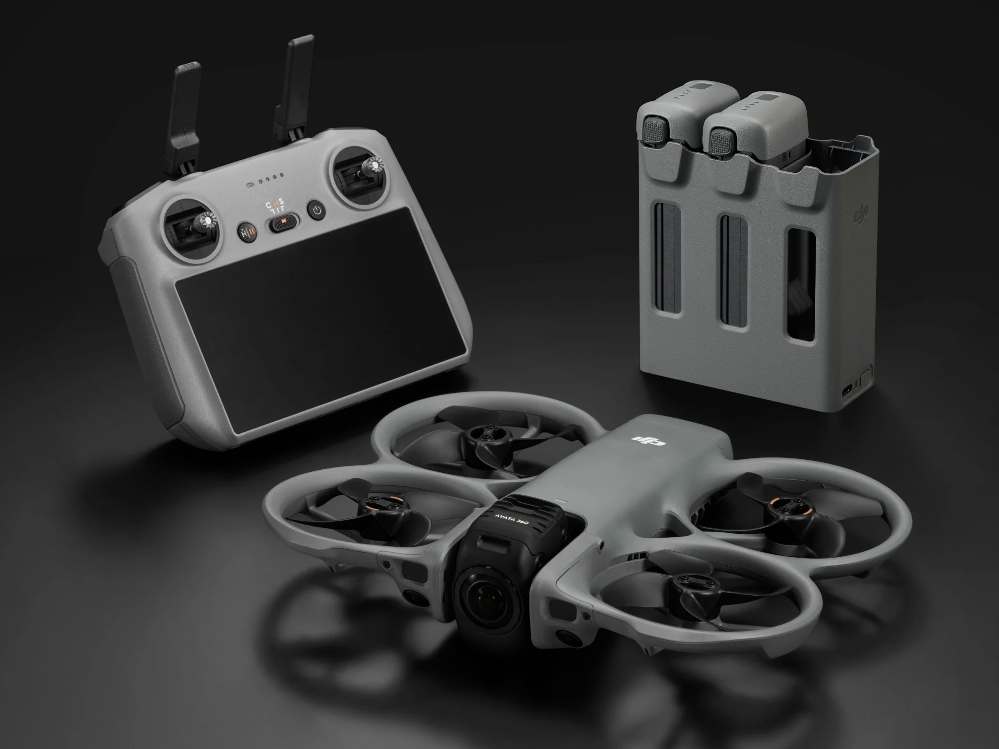Dodatkowe akumulatory i hub ładowania w DJI Avata 360 Fly More Combo