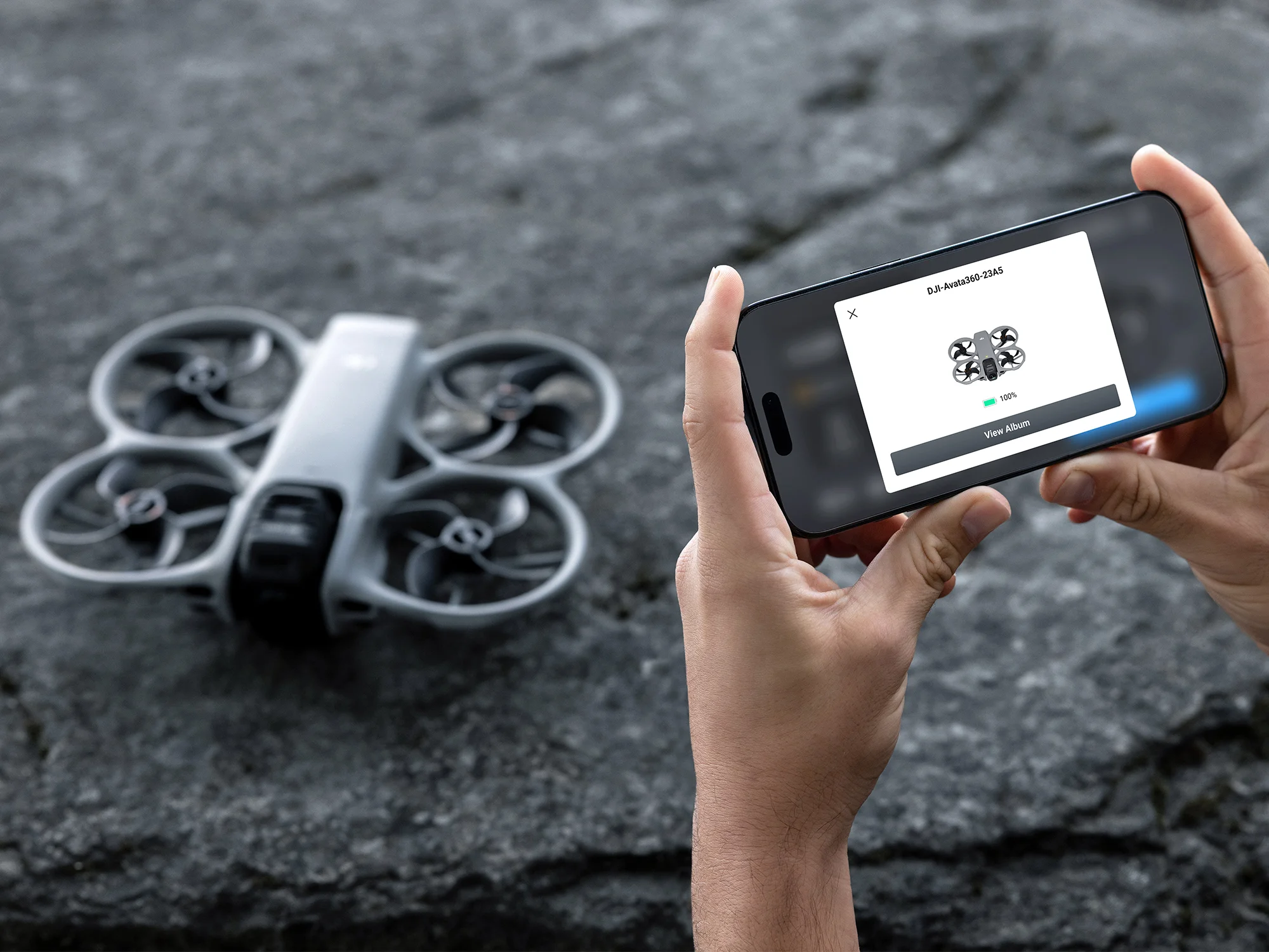 Pamięć 42 GB i szybki transfer danych w DJI Avata 360 Fly More Combo