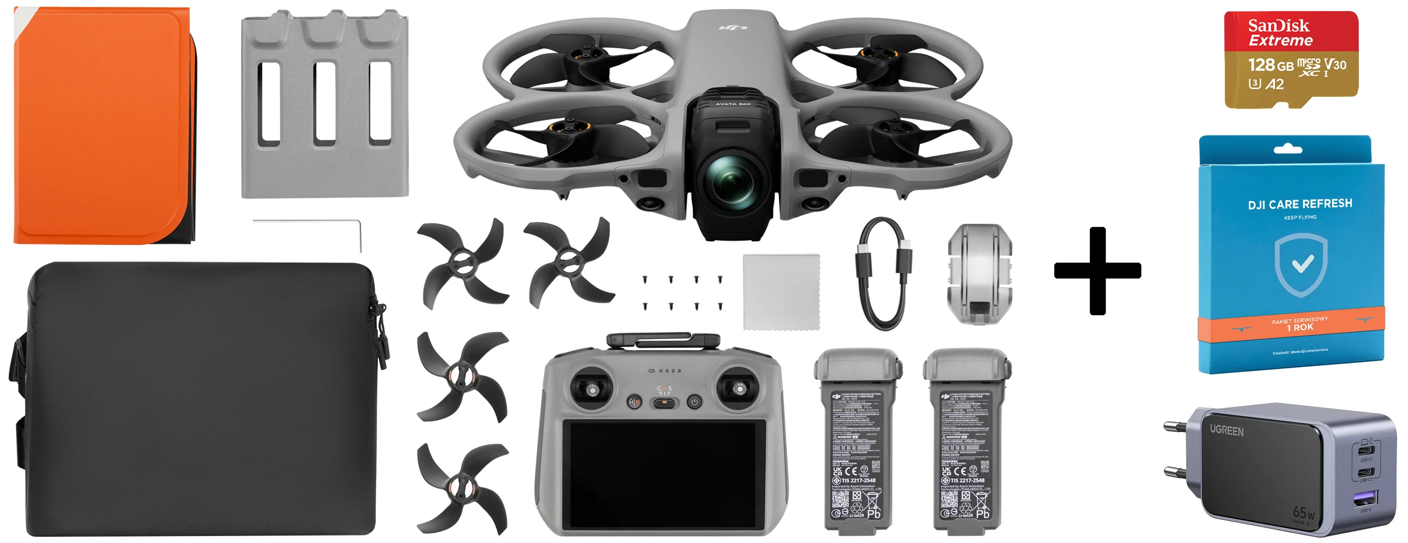 DJI Avata 360 Ultimate Combo z aparaturą DJI RC 2