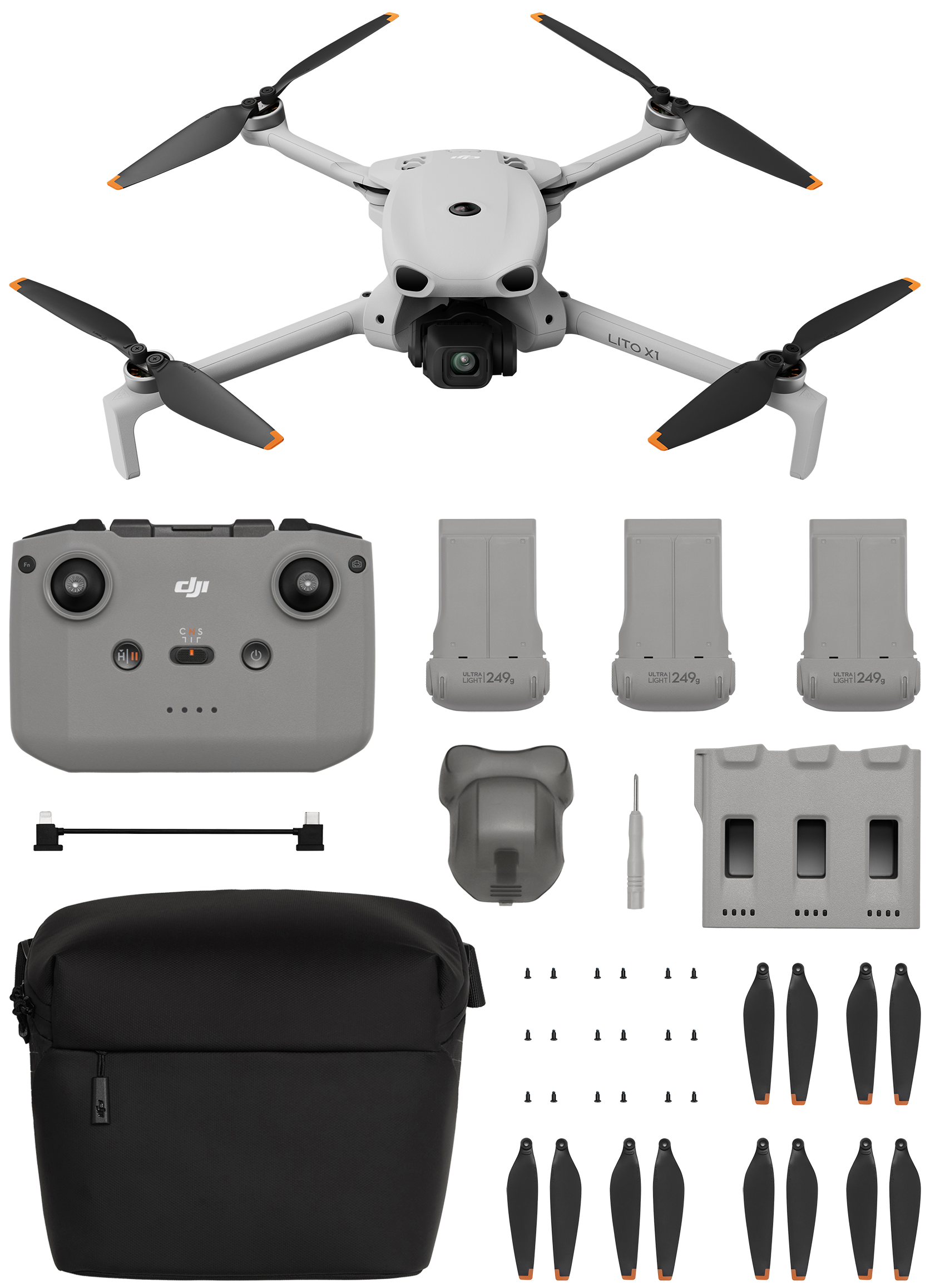 DJI Lito X1 Fly More Combo (DJI RC-N3) - najważniejsze cechy