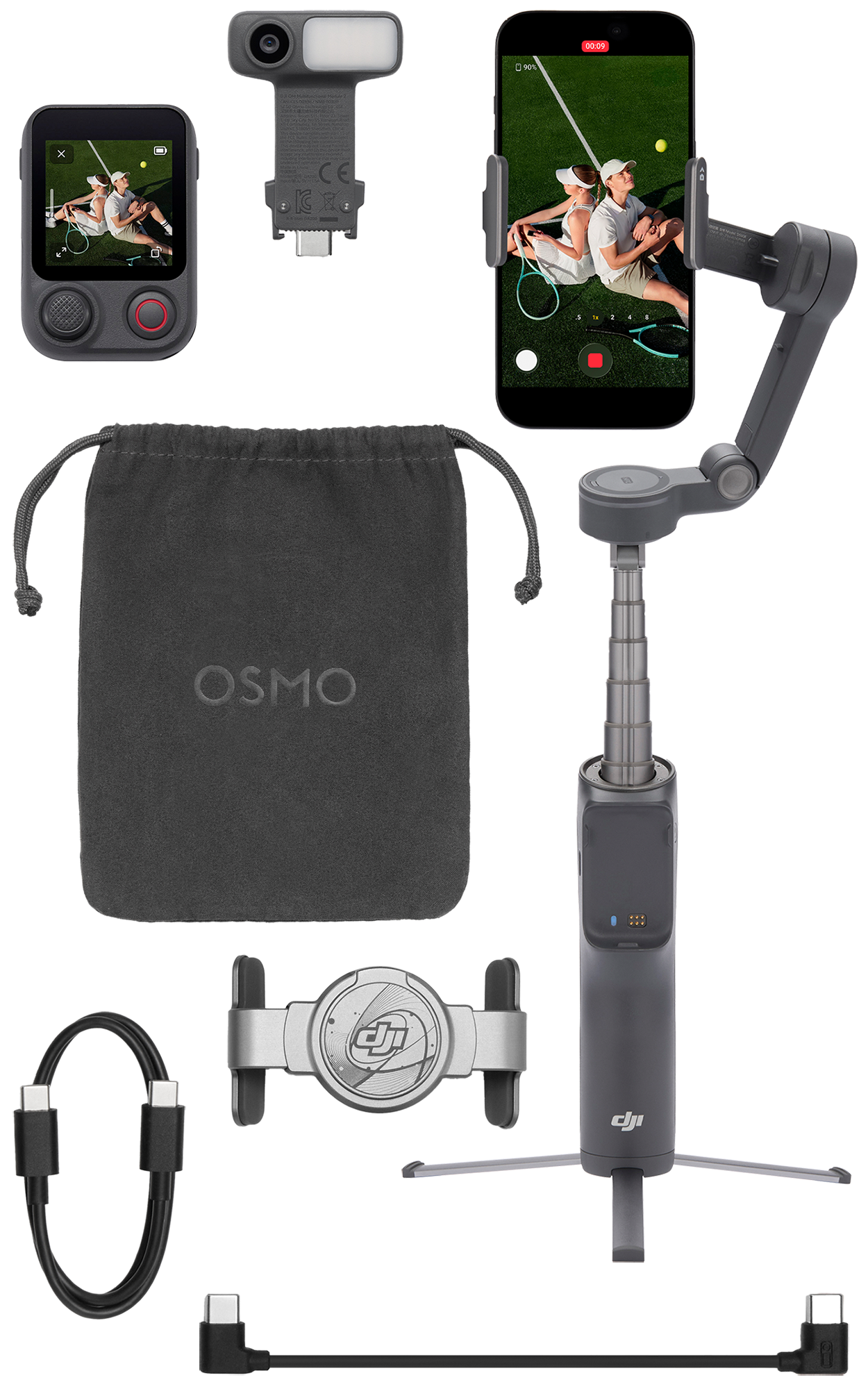 Stabilizator DJI Osmo Mobile 8P Advanced Tracking Combo - najważniejsze cechy