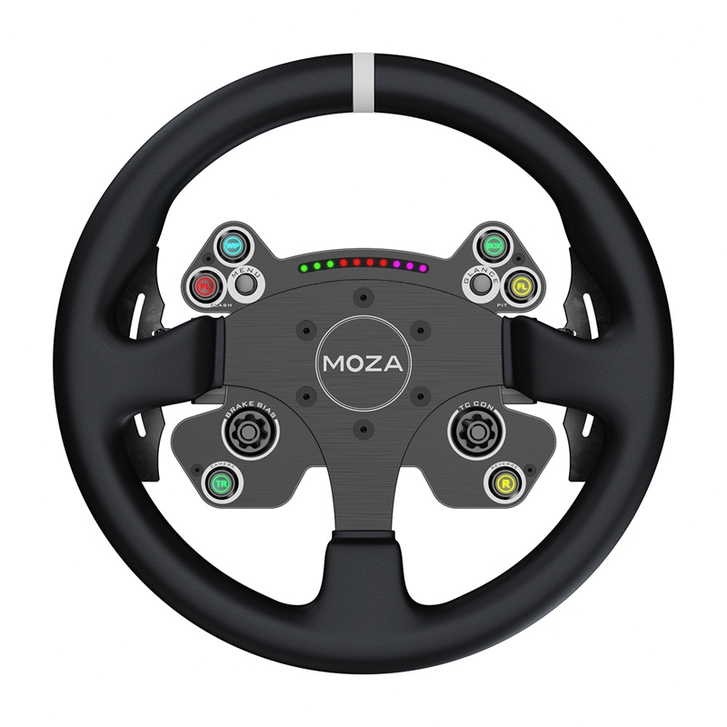 Kierownica MOZA Racing CS V2P 325 mm z łopatkami z włókna węglowego