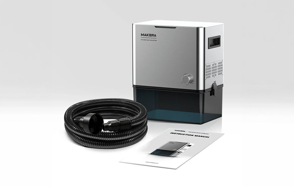 Zawartość zestawu MAKERA Cyclone Dust Collector