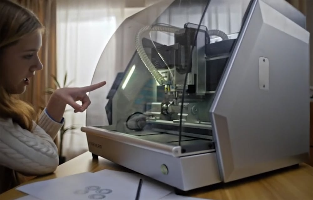 Stabilna konstrukcja frezarki CNC MAKERA Carvera
