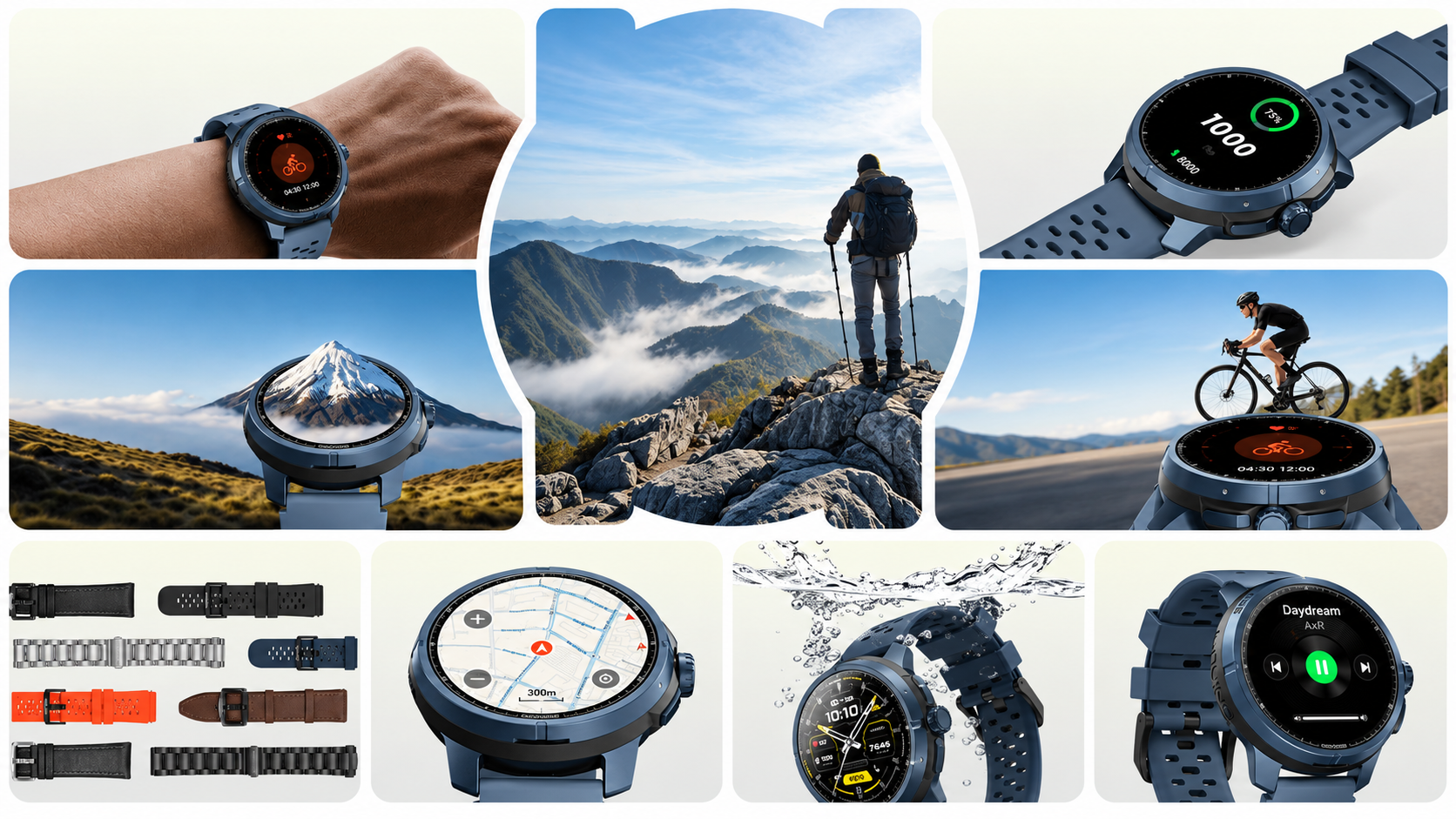 Nawigacja GPS i mapy offline w smartwatchu DOOGEE Anymoving M1 Pro