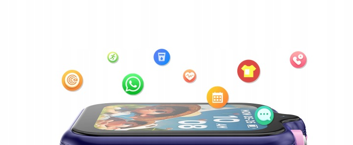 Ekran 1,72 cala smartwatcha DOOGEE Anyscene S3