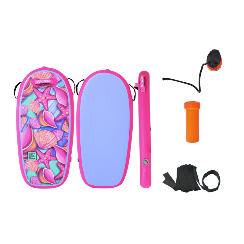 Różowa nadmuchiwana deska Bodyboard FunWater ESIZ00089