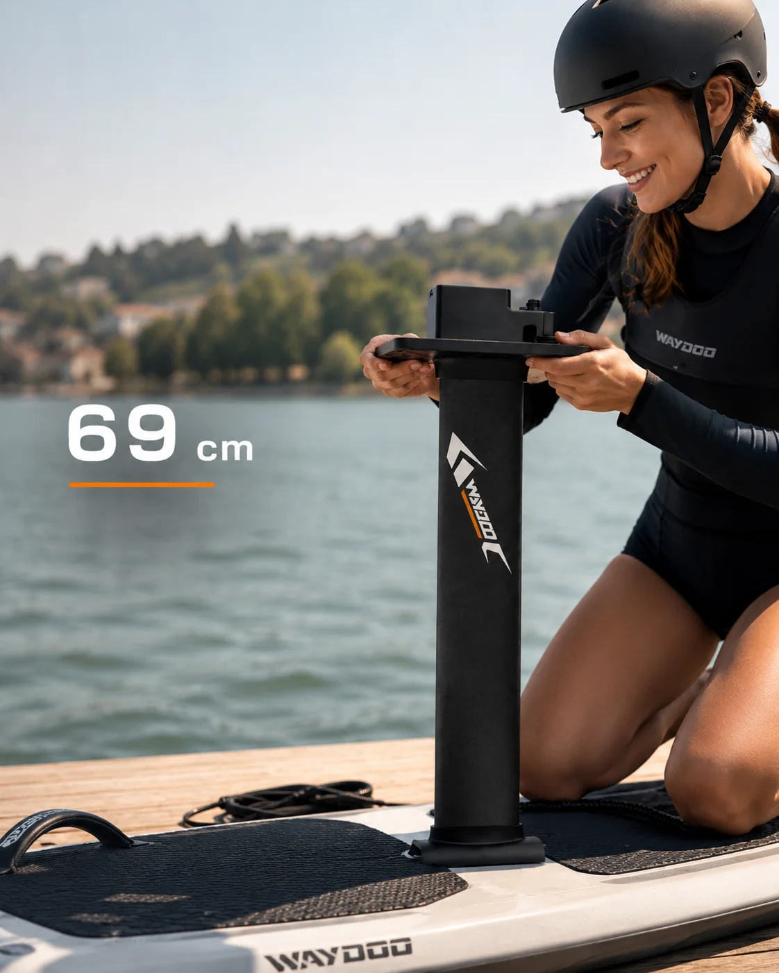 Maszt Waydoo EVO 69 cm ułatwiający kontrolę podczas nauki eFoil