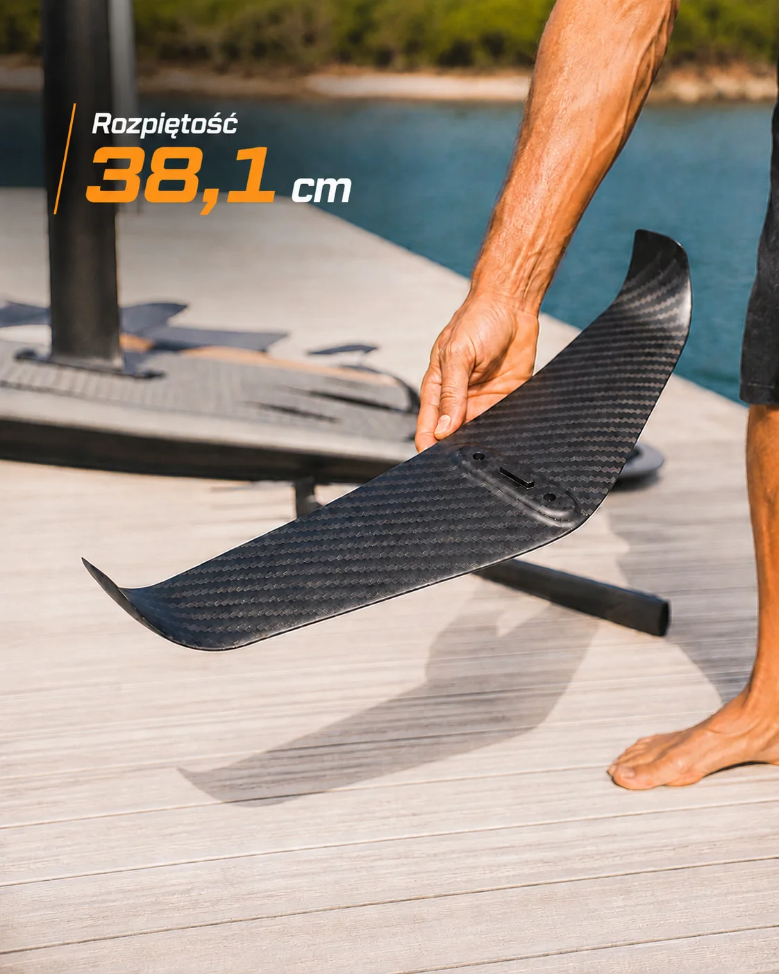 Waydoo EVO Back Wing 322 o rozpiętości około 38,1 cm