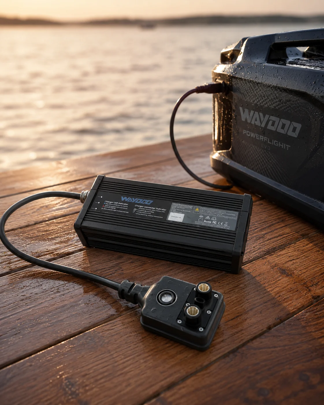 Ładowarka Waydoo EVO do szybkiego ładowania akumulatorów Powerflight