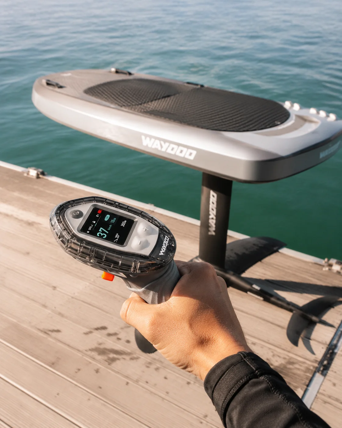 Pilot Waydoo EVO Remote kompatybilny z deskami eFoil Waydoo EVO Flyer