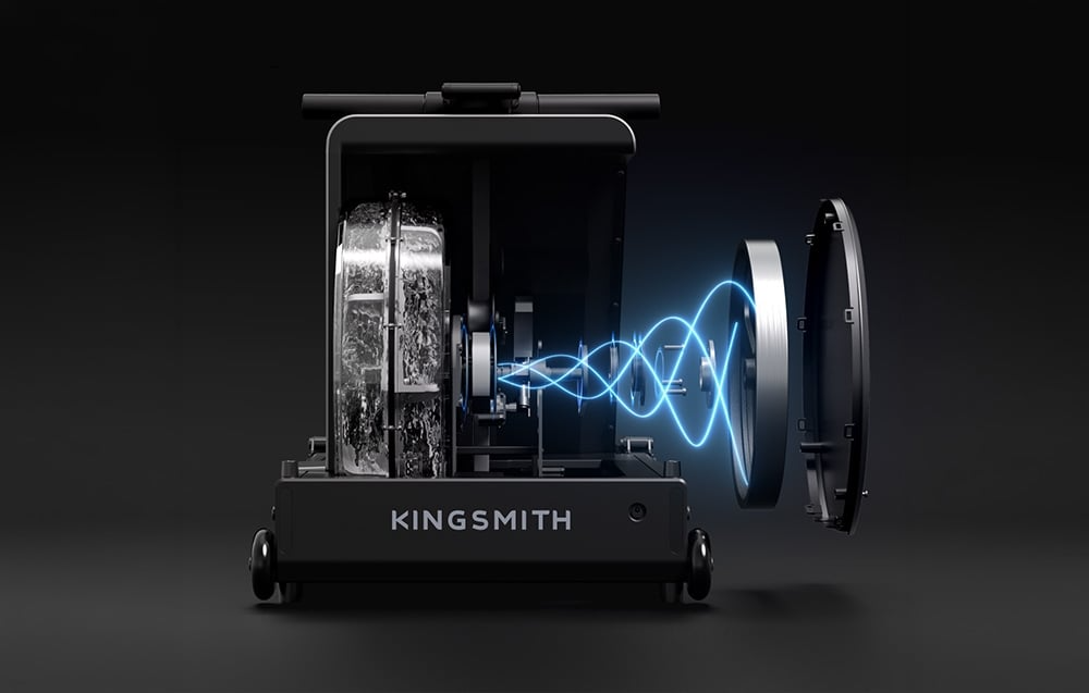 Mechanizm oporu wodnego i magnetycznego wioślarza KINGSMITH WM20
