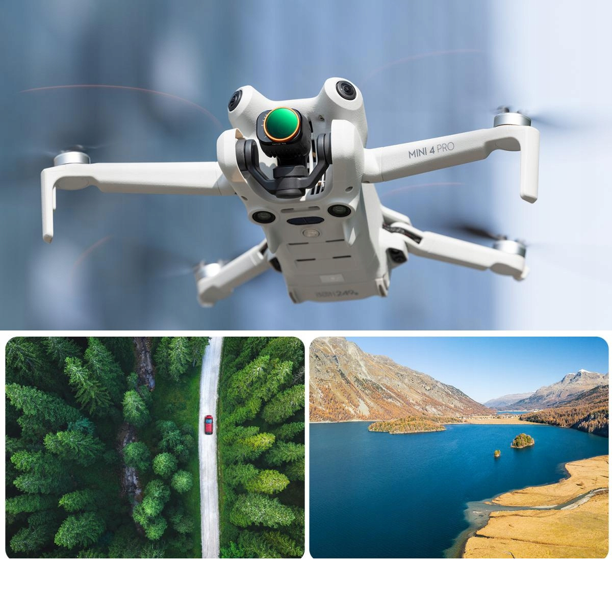 Szkło optyczne AGC i powłoki Nano-X w filtrze ND2-32 K&F Concept do DJI Mini 4 Pro