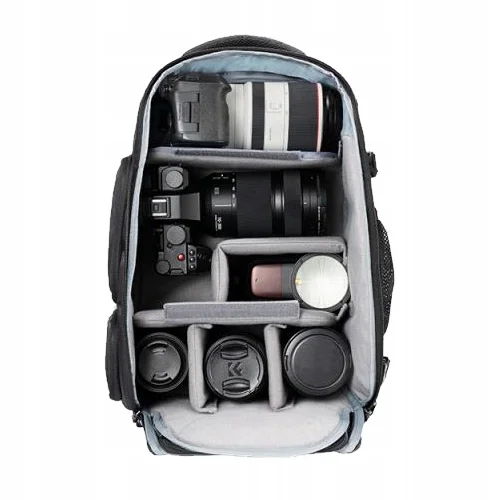 Modułowe trzypoziomowe wnętrze plecaka K&F Concept 25L