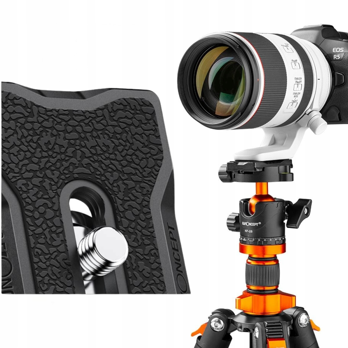 Śruba montażowa 1/4 cala płytki K&F Concept KF31.030