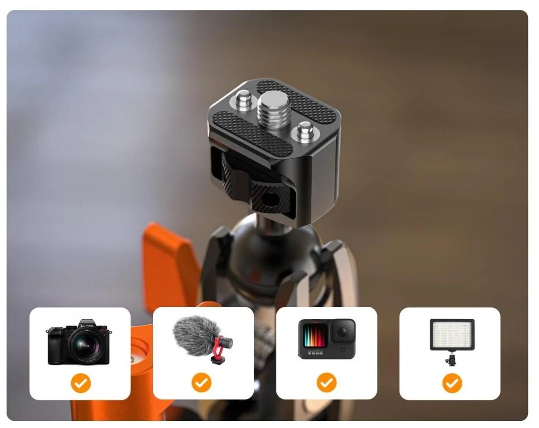 Stabilny uchwyt K&F Concept MS13 o udźwigu do 5 kg