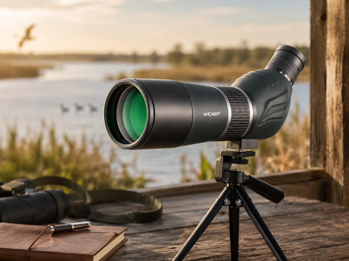 Optyka BaK-4 i powłoki FMC w lunecie K&F Concept KF33.033V1