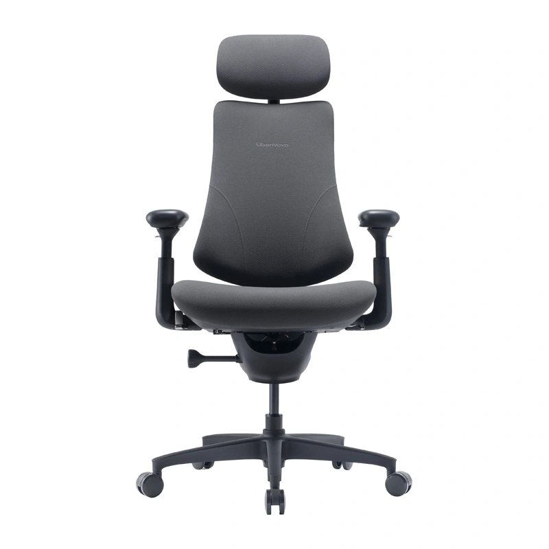 Zawartość zestawu grafitowego krzesła ergonomicznego LiberNovo Omni GEN 48 cm