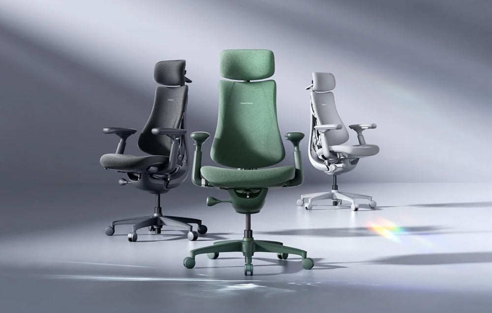 Krzesła ergonomiczne LiberNovo Omni SE w trzech wersjach kolorystycznych