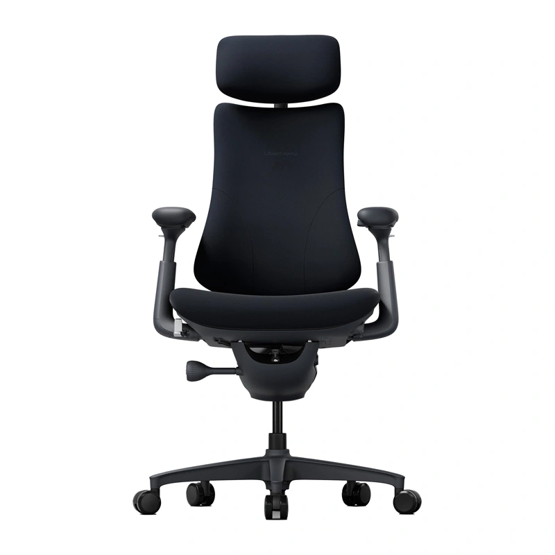 Zawartość zestawu czarnego krzesła ergonomicznego LiberNovo Omni Dynamic 48 cm