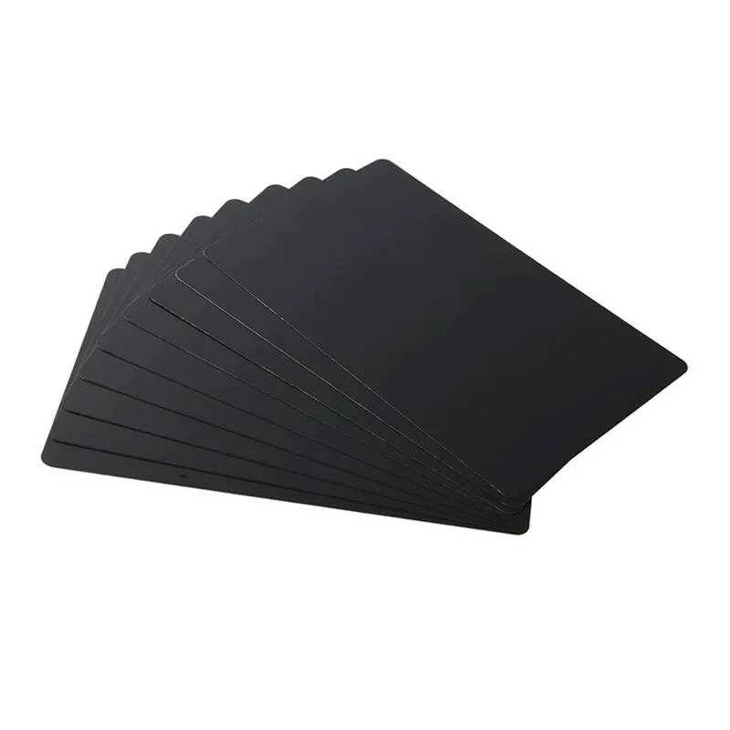 Zawartość zestawu aluminiowych wizytówek LaserPecker 100 sztuk