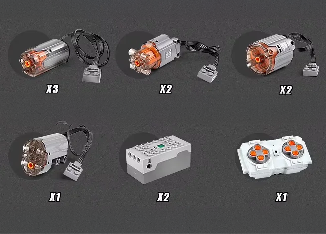 Mocny zestaw napędowy Power Function
