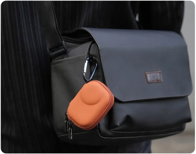 Kompaktowe etui Sunnylife do DJI Osmo Action z karabińczykiem