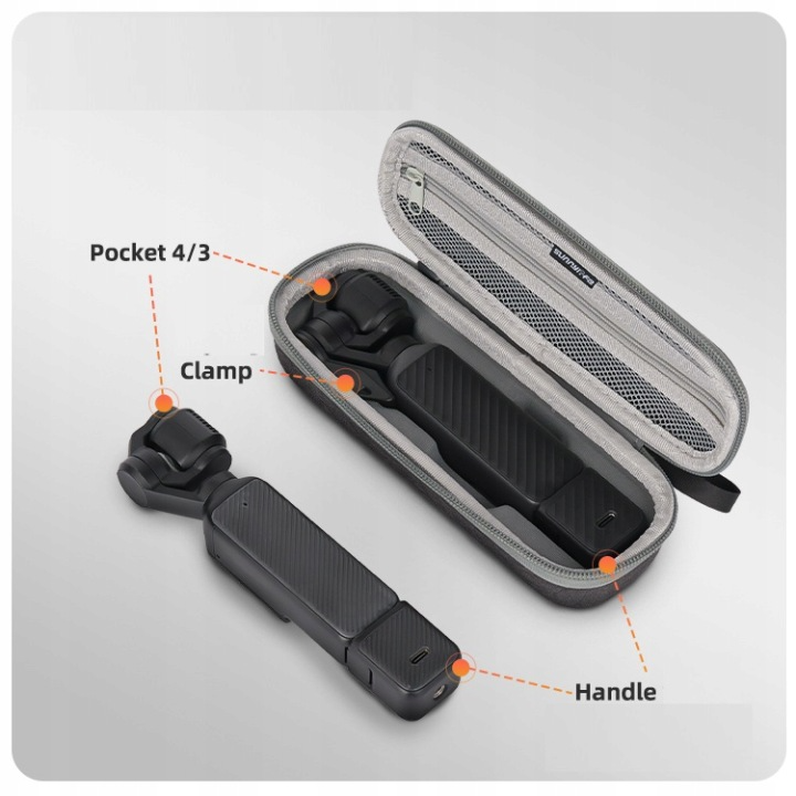 Wnętrze etui Sunnylife B206 z DJI Osmo Pocket 4 lub Pocket 3