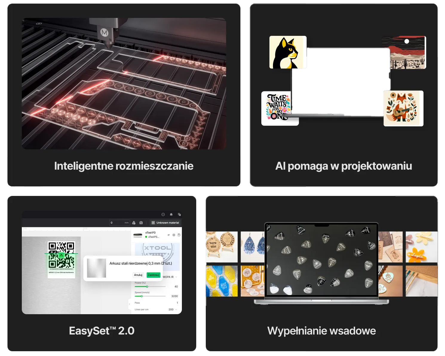 Inteligentne funkcje do produkcji i personalizacji