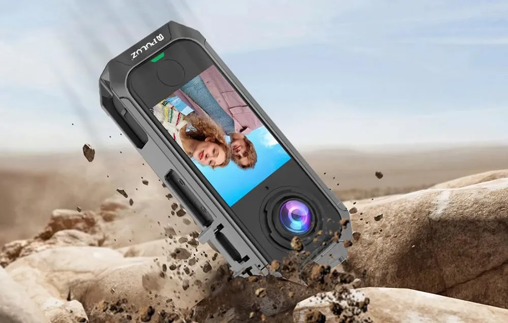 Metalowa obudowa Puluz do Insta360 X4 Air chroniąca kamerę przed upadkiem i wstrząsami