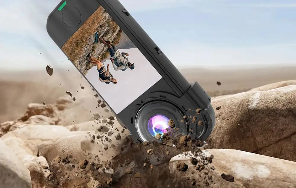 Obudowa ochronna Puluz do Insta360 X4 Air chroniąca obiektyw przed upadkiem i zarysowaniami