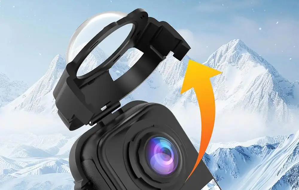 Montaż snap-on obudowy ochronnej Puluz PU1066T na kamerze Insta360 X4 Air