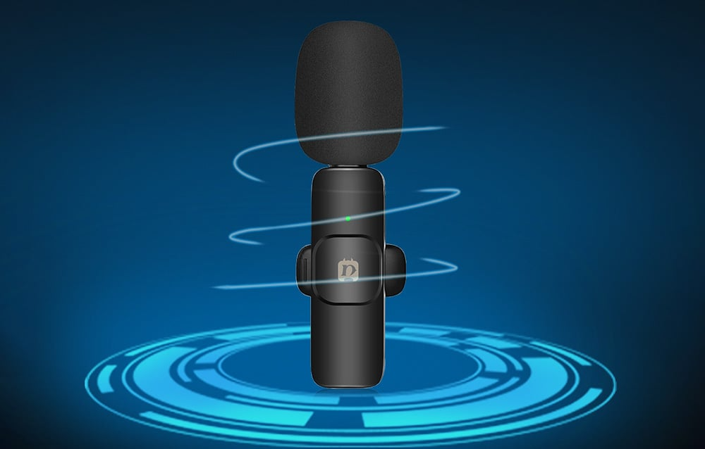 Bezprzewodowy mikrofon PULUZ PU3151B USB-C do vlogów i transmisji live