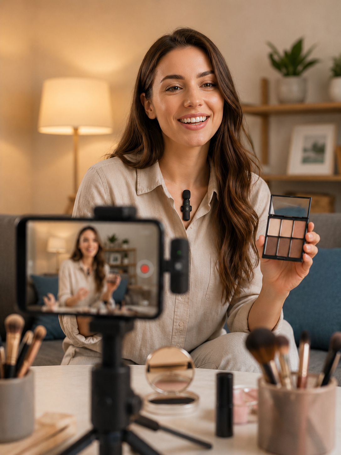 Mikrofon PULUZ PU3151B USB-C do TikTok YouTube Instagram i Facebook