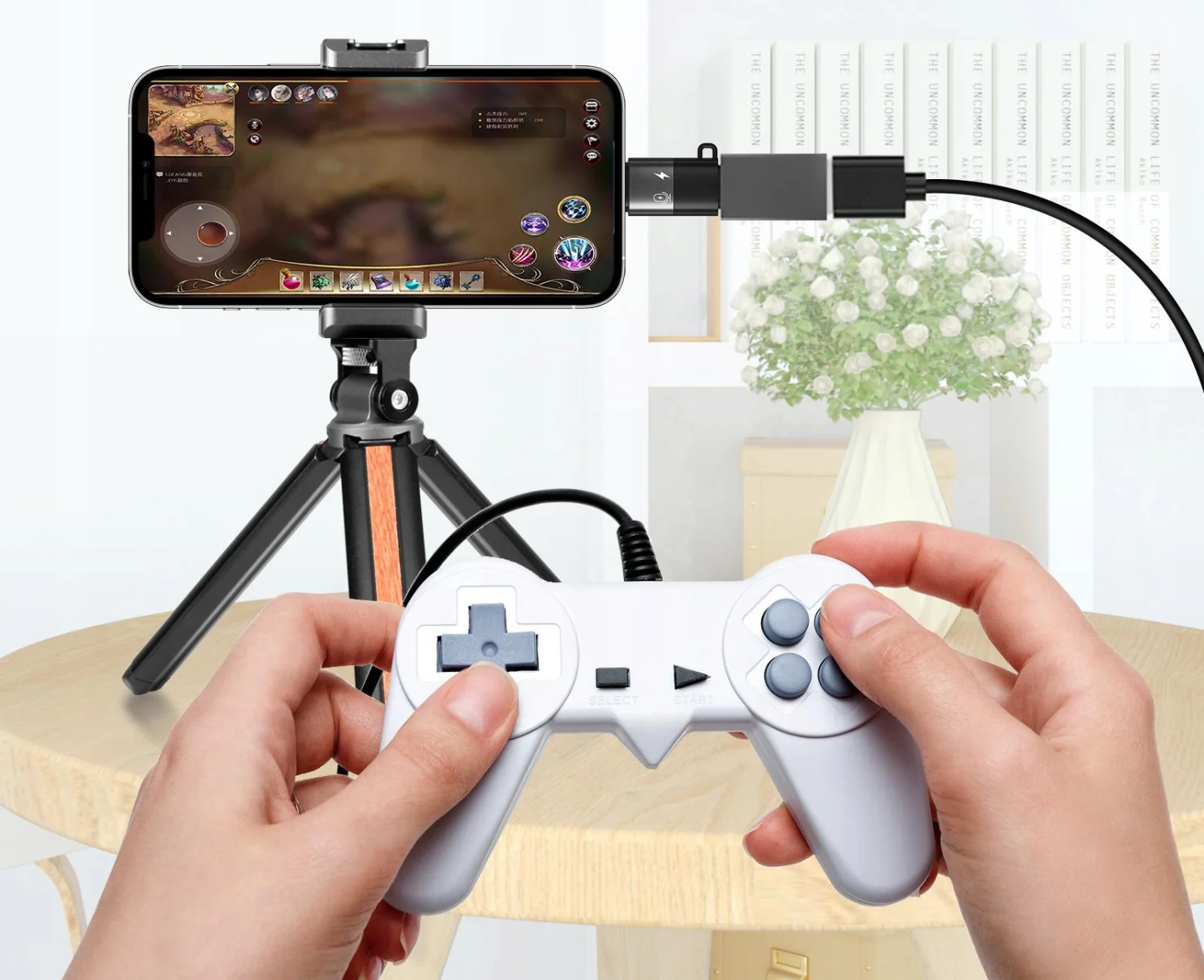 Adapter PULUZ PU649B do podłączania akcesoriów USB-C do iPhone