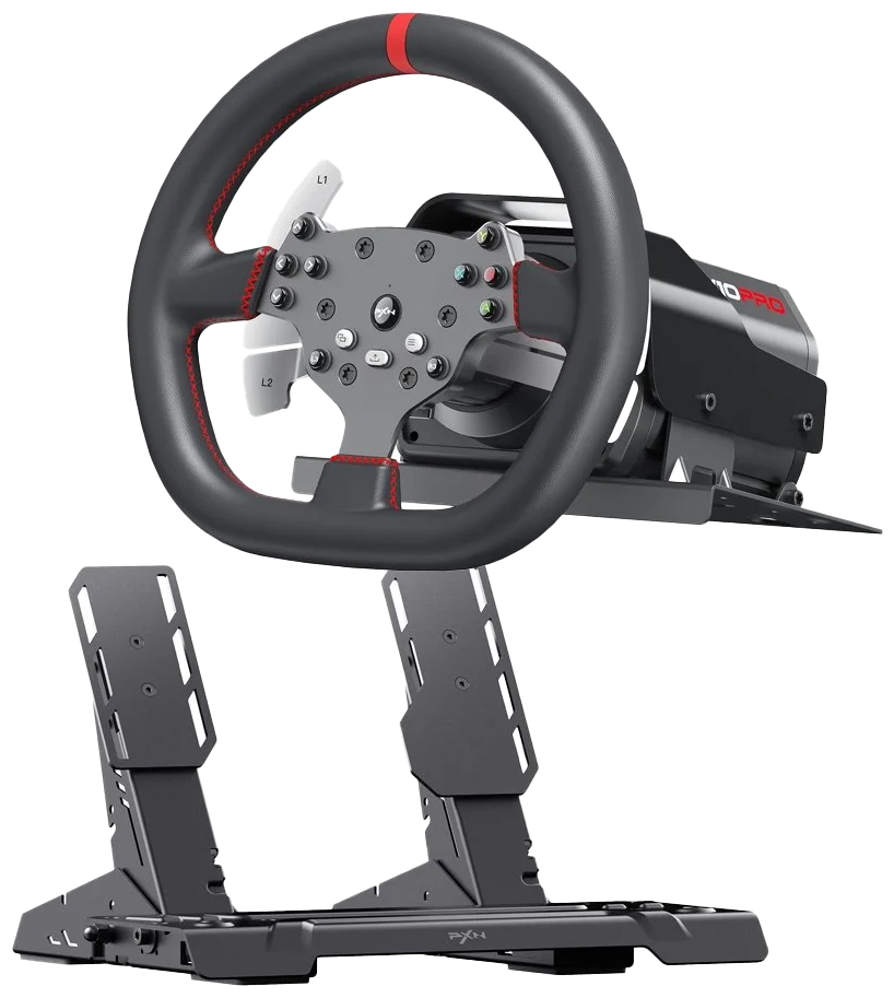 Zestaw gamingowy PXN-V10 Ultra — kierownica + pedały + zaciski + akcesoria (PS4 / Xbox One / PC / Xbox Series X&S) - najważniejsze cechy